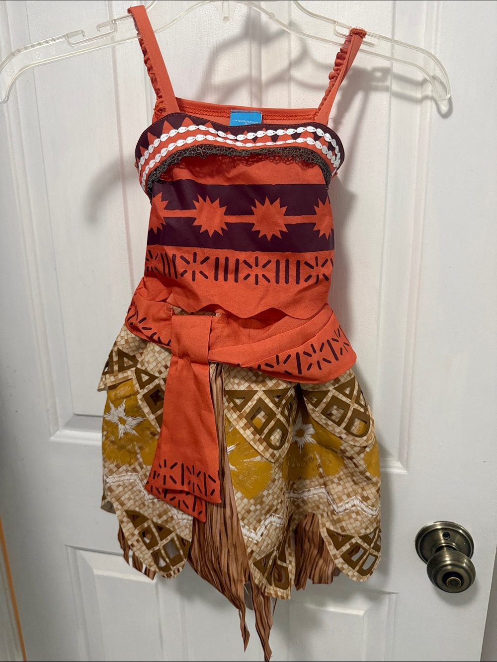 Toddler girl Moana Halloween costume dress